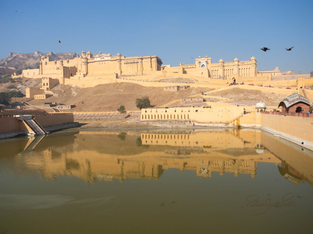 Landscape of Amber Fort in Jaipur