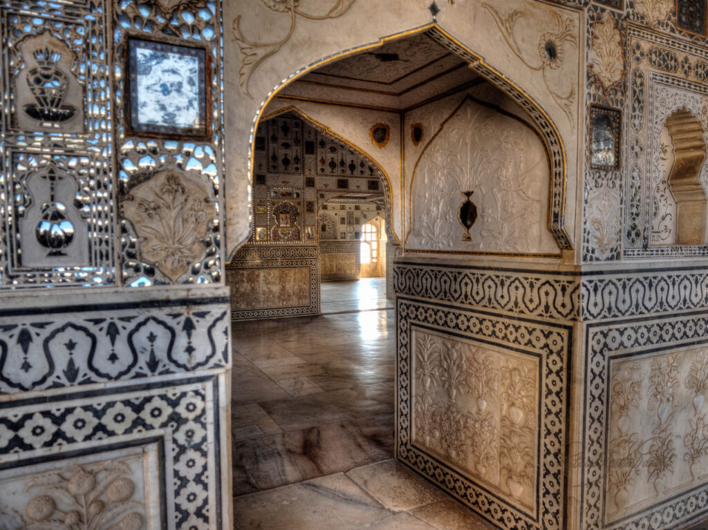 Amber Fort and mirrored room