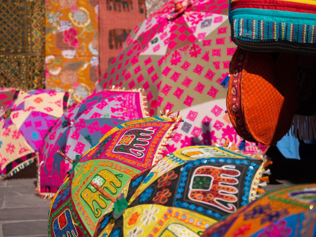 Jaipur market colours
