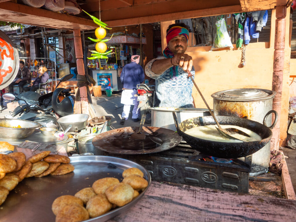 Food markets in Jaipur